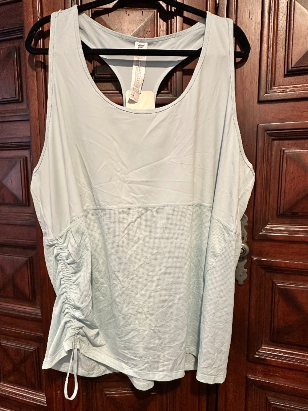 4X Tiffany Mint Blue Cashel Curved Cinch TANK Moisture Wicking